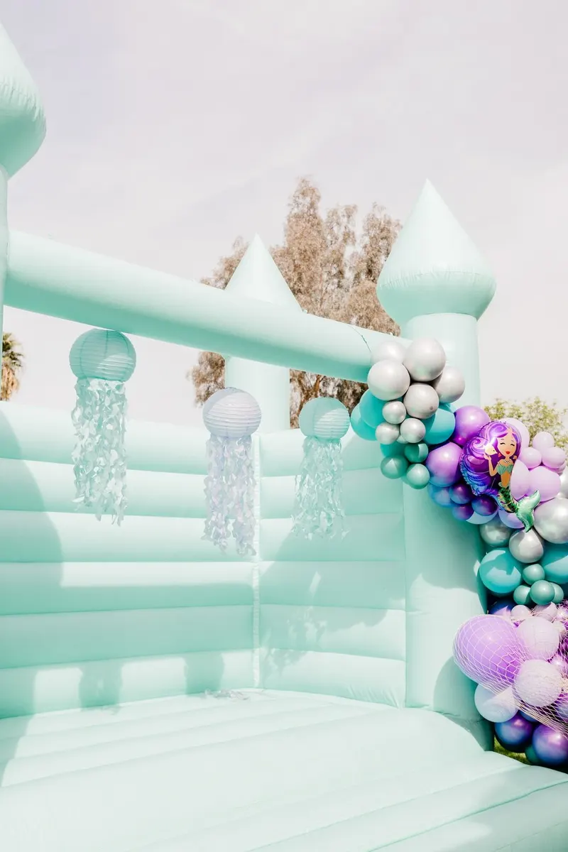 The Sedona — Teal Bounce House