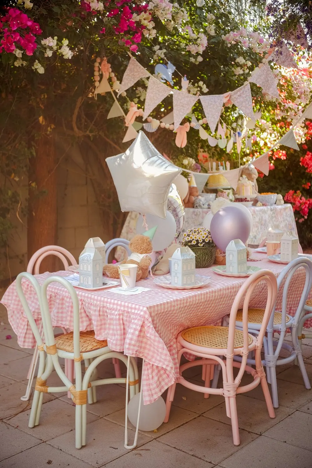 A styled Inflate Forty Eight party setup
