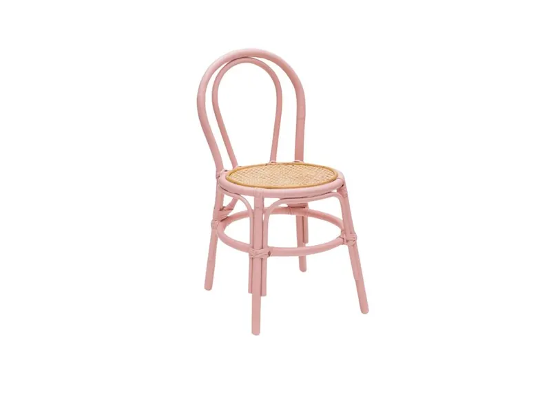 Louise Kids Chair — Soft Pink