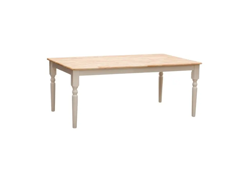 Ruby Wavy Kids Table — White